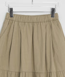 Beaudis Banding Flare Midi Skirt