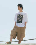 [AG] Rib stop Cargo Half Pants