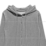 Benny Semi-Crop Hooded Cardigan