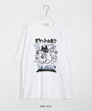 [unisex] Minai Cat Printing Over Short Sleeve Tee