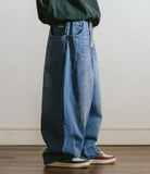 [AG] Pit Pocket Dart Denim Balloon Pants