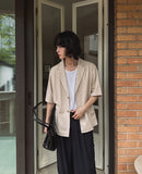 Heyd Linen Half Blazer