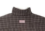 Quad Check High-Neck Avant-Fit Wool Jumper