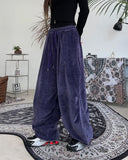 Kenny Velour Pintuck Banding Pants