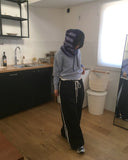 Nubin Stripe Knit Balaclava Hat