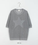 [unisex] Ryuma Star Net Short Sleeve Over Knit