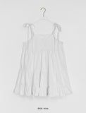 Yubun Denim Tiered Sleeveless Layered One Piece
