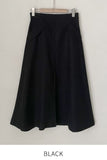Roti Wool Pocket Slit Flare Skirt