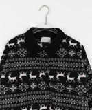 [unisex] Pikuni Nordic Fleece Collar Over Sweatshirt