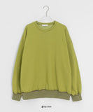 Killpu Stripe Flower Over Sweatshirt