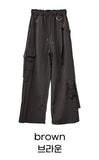 Strap Nylon Cargo Pants