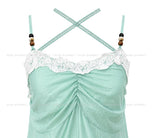 Moi Beads Halter Lace One Piece