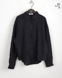 Rossop stripe line see-through long sleeve shirt