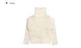 Chise cable knit half zip-up