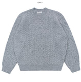 Soft cable heavy knit