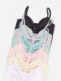 Kibble Ribbon Shirred Sleeveless Top