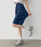 Summer Cooling Cargo Pocket Bermuda Wide Span Shorts