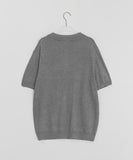 [unisex] Dilmob Summer Color Collar Short Sleeve Knit