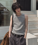 Holdy Ribbed Stud Sleeveless