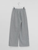 Corenti Banding Ribbed Brushed Wide Pants