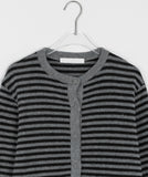 Ralky Stripe Frill Cardigan
