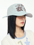 Flower Applique Camp Cap
