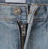 Ice Washed Wide Denim Pants