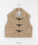 Mavani Fleece Toggle Collar Vest