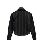 Hettie Striped Crop Shirt