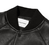Studio Leather Varsity Jacket