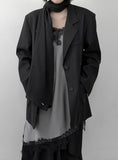 Pinble Stripe Pocket Wrap Jacket