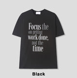 Focus printing short sleeves