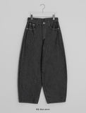 Podan Raw Denim Balloon Wide Pants