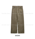 Kedi semi wide cotton pants
