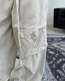 Raven Belted Dyeing Cargo Pants