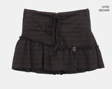 Bein Striped Short Skirt