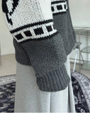 Ender Nordic Knit Hooded Zip-Up