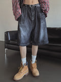 Blitz Cool Denim Bending Pants (Shorts ver.)