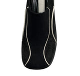 Rebel high heel platform mule slippers