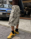 Off military cargo bermuda pants