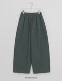 Pyotun Pintuck Banding Cotton Wide Pants