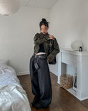 Camouflage Crop Rider Jacket