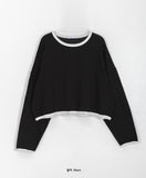 Furt Color Scheme Crop Long Sleeve Tee