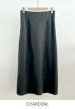 Lumie Banding Slit H-Line Long Skirt
