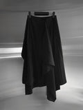 Sia Layered Unbalanced Skirt
