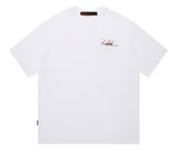 Whale Flower Embroidery Short Sleeve