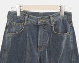 Belan Velvet Curved Denim Pants