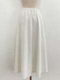 Even Banding Flare Long Skirt