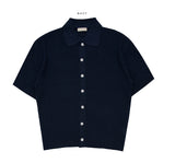 Hits Collar Knit Cardigan