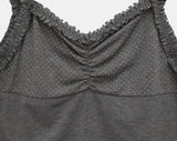 Buyen Dot Frill Sleeveless